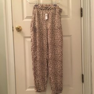 NWT Aerie Leopard Joggers
